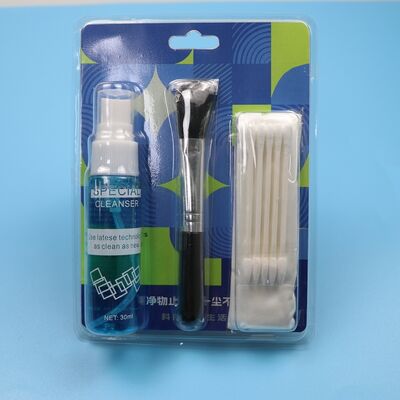 4 em 1 Limpador de tela portátil Lentes de limpeza de microfibra Limpezas de escova macia Kit de limpeza de tela Kit de limpeza de lentes Kit de limpeza de laptop Kit de limpeza