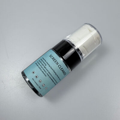 Spray limpador de tela com lenços de microfibra - seguro para lentes e eletrônicos em tamanhos 30/60/80/100/120mL