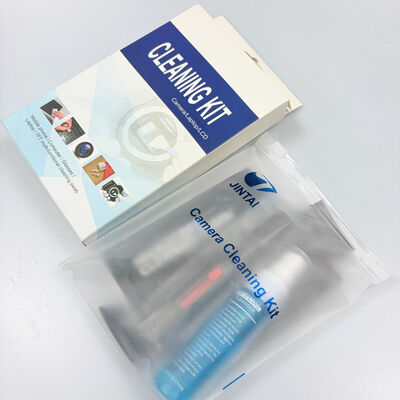 Kit de limpeza profissional 5 em 1 para lentes de câmera e sensor – alta capacidade de limpeza com micro cotonetes, pano, líquido e cotonete de sensor