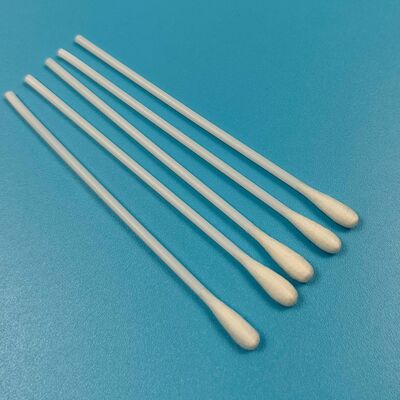 9cm PS Stick Sterile Dacron Oral Swab Flu Test Sample Collection Swab Surface Sampling Swab para Monitoramento Ambiental
