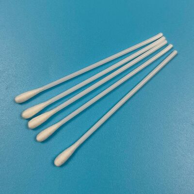 9cm PS Stick Sterile Dacron Oral Swab Flu Test Sample Collection Swab Surface Sampling Swab para Monitoramento Ambiental