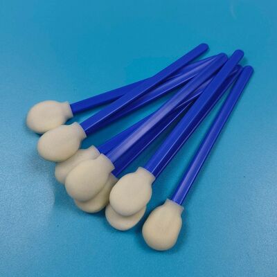 708 Lint Free Blue Handle Grande Cabeça Redonda Sala Limpa Esponja Esvabiador de Carro Limpeza Detalhada Esvabiador Limpeza de Carro Esvabiador de Espuma para Limpeza de Impressora