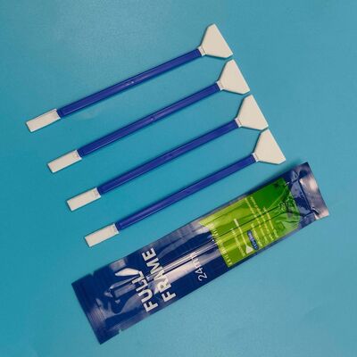 Swab de microfibra em forma de V de 24 mm envolto individual Swab de limpeza de câmera de ponta dupla Swab de quadro completo Sensor Swab Swab detalhado