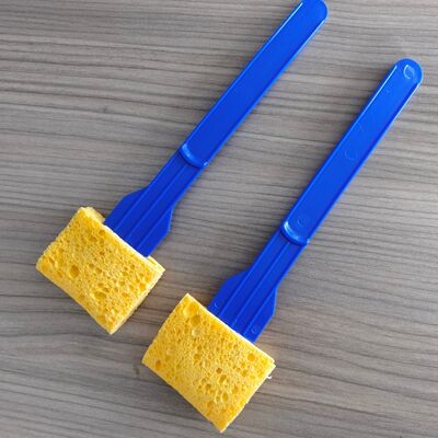 Swab de Coleta de Amostras Microbianas com Esponja de Celulose Destacável para Monitoramento Ambiental de Superfície em Laboratório