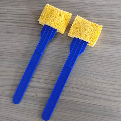 Swab de Coleta de Amostras Microbianas com Esponja de Celulose Destacável para Monitoramento Ambiental de Superfície em Laboratório