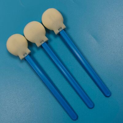 Aplicador de cotonete de espuma redonda descartável, aplicador de cotonete de espuma redonda grande de 28mm para cuidados com a pele