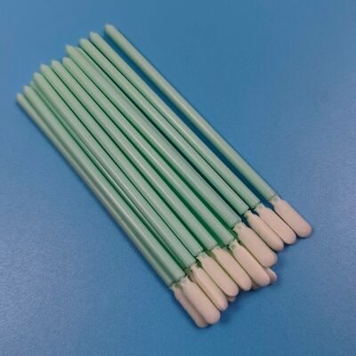 Tx709 verde pp vara esponja de limpeza de precisão cotonete ponta de espuma para sala limpa cotonete de limpeza eletrônica