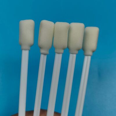 Cotonete de limpeza de esponja retangular de ponta dupla branca PP Vara Mimaki Impressora Ponta de espuma de limpeza Cotonete para sala limpa