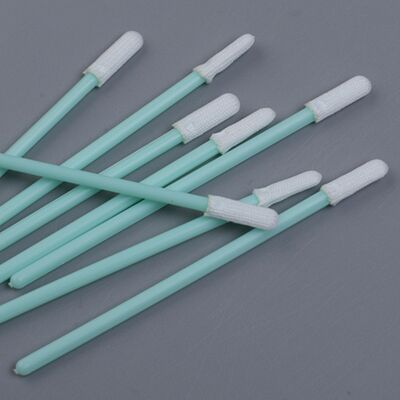 Cotonete de Poliéster Pequeno de 70mm - Ponta Ultrafina de 2mm - para Fluxo de PCB, Pasta de Solda, Pinos de Conector e Slots de Sensor - 100 unidades