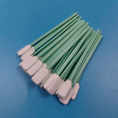 714 Swab Plano Quadrado Sem Fiapos Antiestático Swab para Sala Limpa Swab de Poliéster ESD para Limpeza de Superfícies de Semicondutores Swab de Detalhe