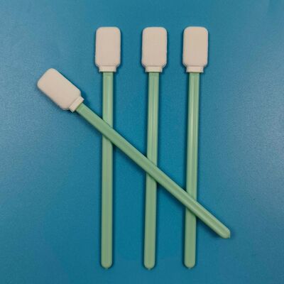 714 Swab Plano Quadrado Sem Fiapos Antiestático Swab para Sala Limpa Swab de Poliéster ESD para Limpeza de Superfícies de Semicondutores Swab de Detalhe