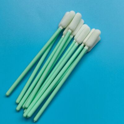 Swab de espuma de poliuretano envolto individual Swab oral estéril Swab de coleta de amostras Swab com bastão de PP