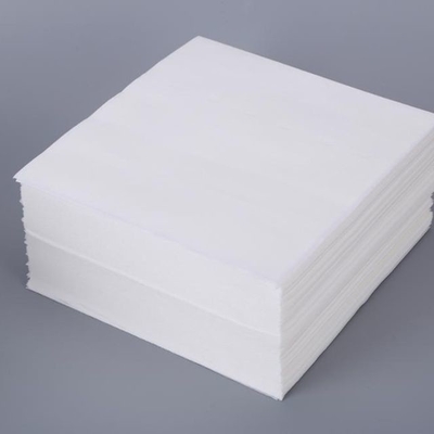 Logotipo não tecido branco/do azul Microfiber de pano do OEM para a limpeza de sistema ótico