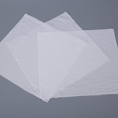 Logotipo não tecido branco/do azul Microfiber de pano do OEM para a limpeza de sistema ótico