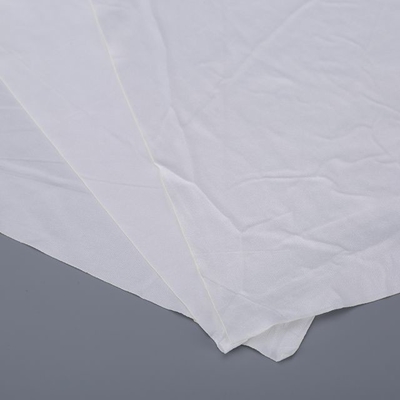 Logotipo não tecido branco/do azul Microfiber de pano do OEM para a limpeza de sistema ótico