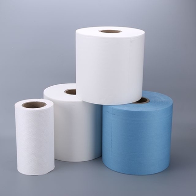 Rolo azul amigável do papel da limpeza de Eco, toalha de papel industrial Rolls 25 x 37 Cm