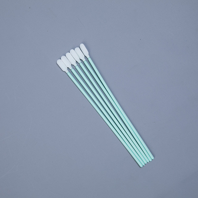Cotonetes industriais longos de Microfiber, cotonetes médicos da espuma com a vara dura dos PP