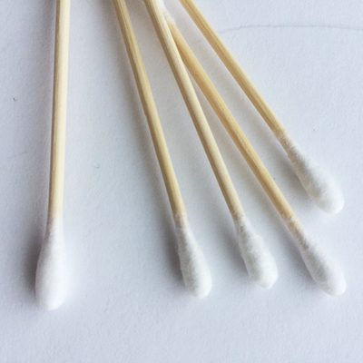 Orelha que limpa os botões biodegradáveis do algodão de 3" de 75mm