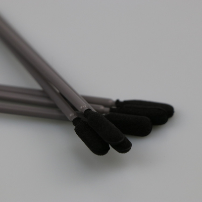 Luvas de nylon estáticas da segurança do ESD anti, luvas de nylon sem fiapos da tira preta