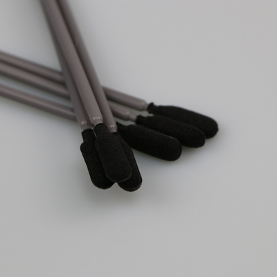 Luvas de nylon estáticas da segurança do ESD anti, luvas de nylon sem fiapos da tira preta