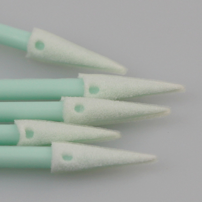 Pequena ponta de esponja PP Stick Slot Groove Swab de limpeza 76mm