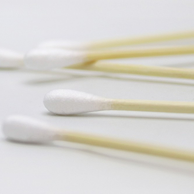 Botões 75mm de bambu biodegradáveis do algodão das cabeças dobro