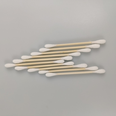 Botões 75mm de bambu biodegradáveis do algodão das cabeças dobro