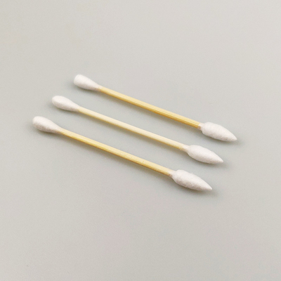 Orelha que limpa os botões biodegradáveis do algodão de 3" de 75mm