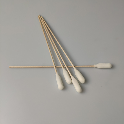Cotonete médico de madeira da espuma do punho 15cm do pacote individual