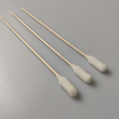 150mm médico cotonete de algodão de madeira coberto espuma de 6 polegadas