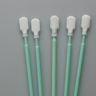Cotonetes do poliéster da certificação 165mm do GV para a sala de limpeza industrial