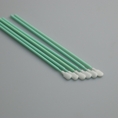 Cotonetes do poliéster da certificação 165mm do GV para a sala de limpeza industrial