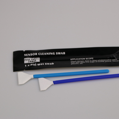 A limpeza completa do sensor do quadro da câmera de DSLR limpa 24mm com ponta de Microfiber