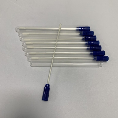 Cotonete estéril da espuma do teste do vírus do EO da vara do ABS para a coleção da amostra do hospital