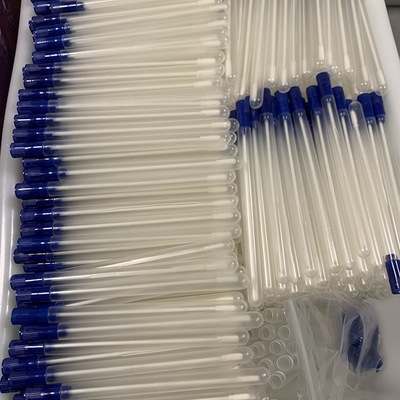 Cotonete estéril da espuma do teste do vírus do EO da vara do ABS para a coleção da amostra do hospital