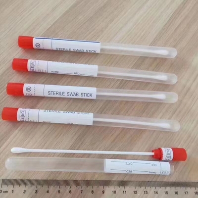 Cotonete estéril da espuma do teste do vírus do EO da vara do ABS para a coleção da amostra do hospital
