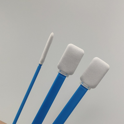 100 o poliéster do PCS 125mm derrubado limpa a cabeça que do quadrado o azul com PP cola