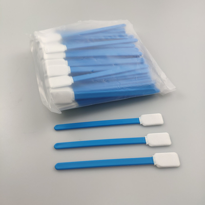 100 o poliéster do PCS 125mm derrubado limpa a cabeça que do quadrado o azul com PP cola