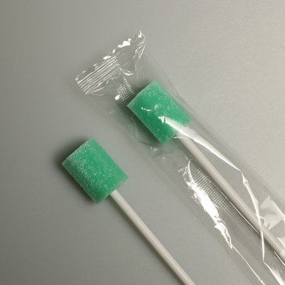 A esponja do hexágono derrubou o OEM estéril descartável do cotonete para a limpeza oral