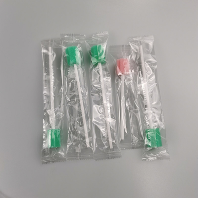 A esponja do hexágono derrubou o OEM estéril descartável do cotonete para a limpeza oral
