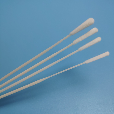 Da coleção nasal estéril da amostra do EO cotonetes reunidos de nylon