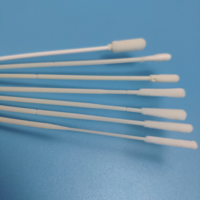 o cotonete estéril descartável reunido de nylon de 15cm com ABS cola o cotonete nasal