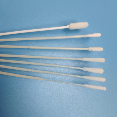 Cabeça reunida de nylon do cotonete estéril da coleção da amostra para a garganta oral nasal