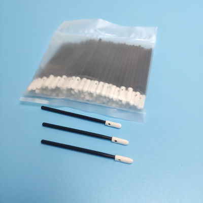 Cotonete sem fiapos da espuma dustless da aberto-pilha dos cotonetes da ponta da espuma da sala de limpeza 100PCS