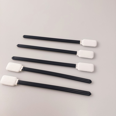 O poliéster preto de limpeza das duplas camada do punho limpa 100pcs/Bag