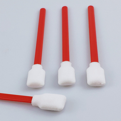 A ponta da espuma de Head Cleaning Stick da impressora limpa o quadrado do retângulo