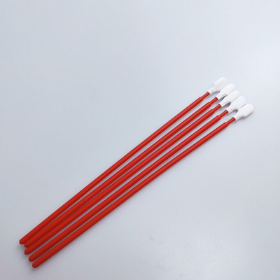 Cotonetes do poliéster da certificação 165mm do GV para a sala de limpeza industrial