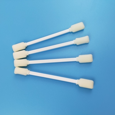 As cabeças da cabeça de impressão do dobro do polipropileno do retângulo 50PCS espumam cotonetes da limpeza da ponta