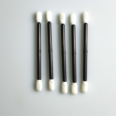 50PCS cotonete aberto da espuma da pilha da sala de limpeza da classe 100 com punhos pretos