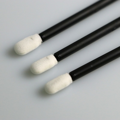 50PCS cotonete aberto da espuma da pilha da sala de limpeza da classe 100 com punhos pretos